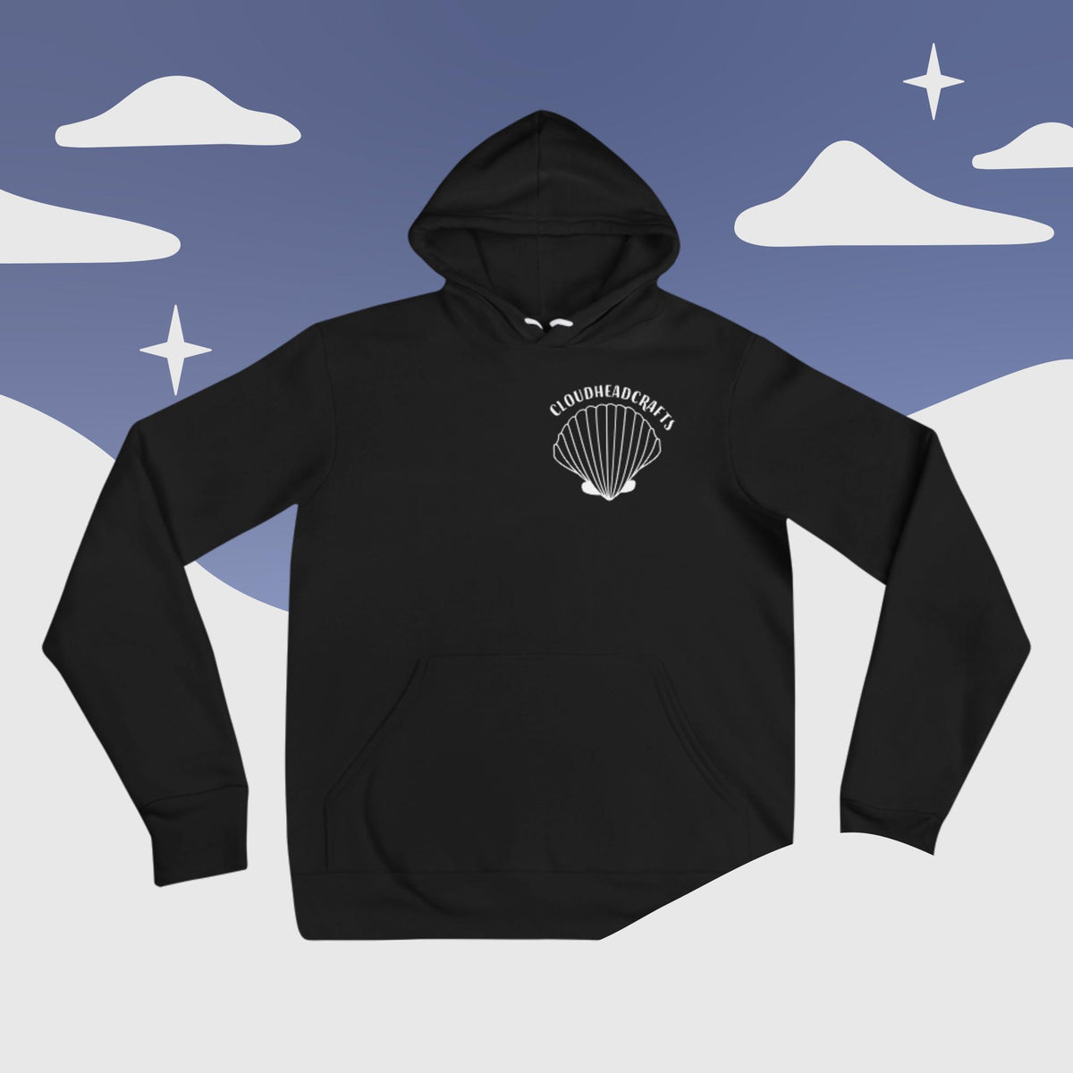 Cloudy Day Waves Hoodie