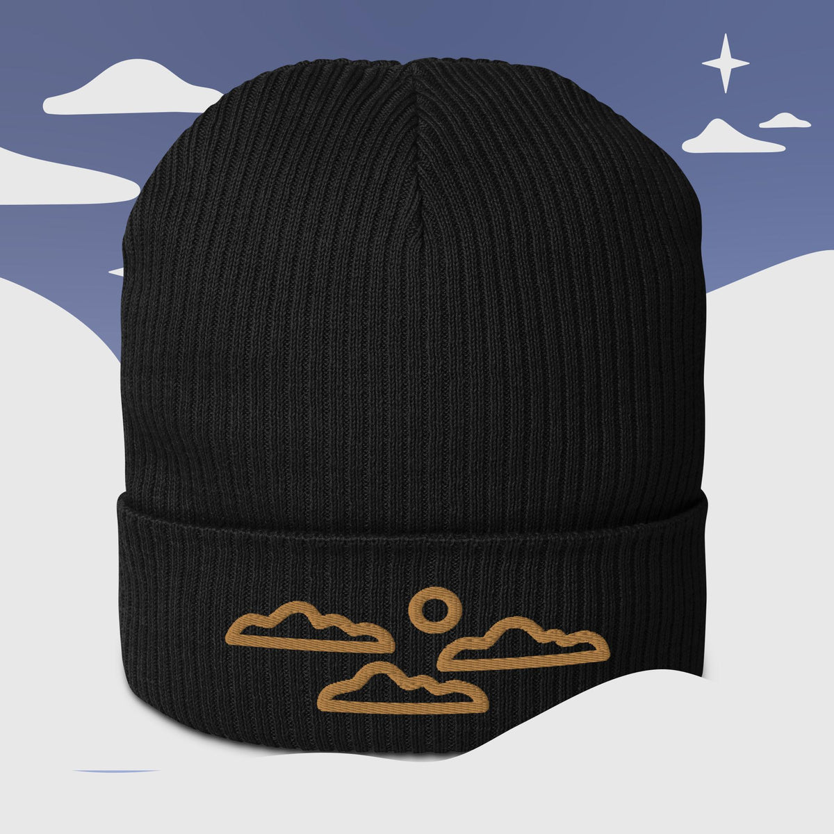 Organic ribbed beanie