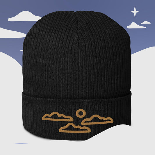 Organic ribbed beanie