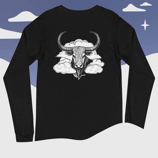 Longhorn in the Clouds Longsleeve