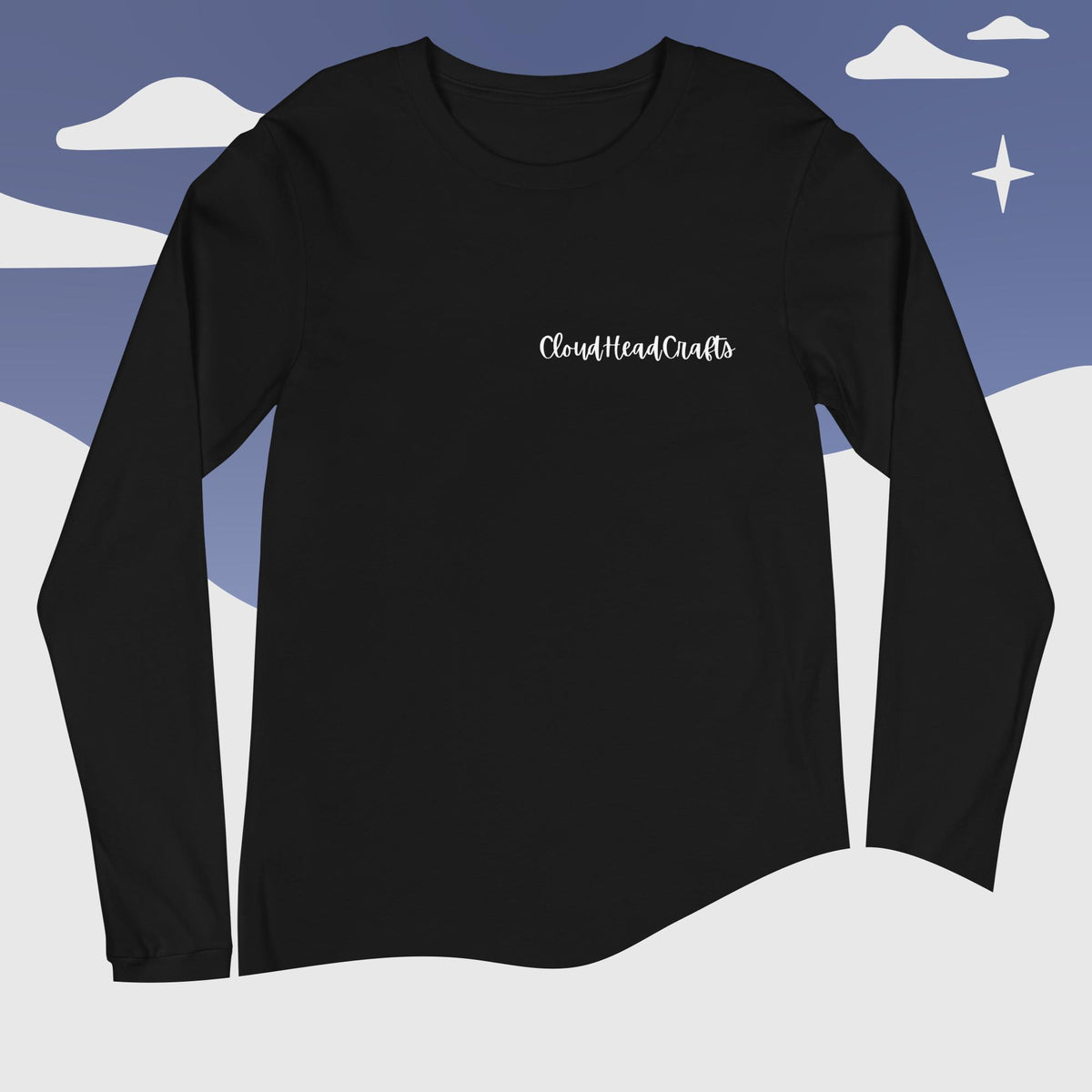 Longhorn in the Clouds Longsleeve