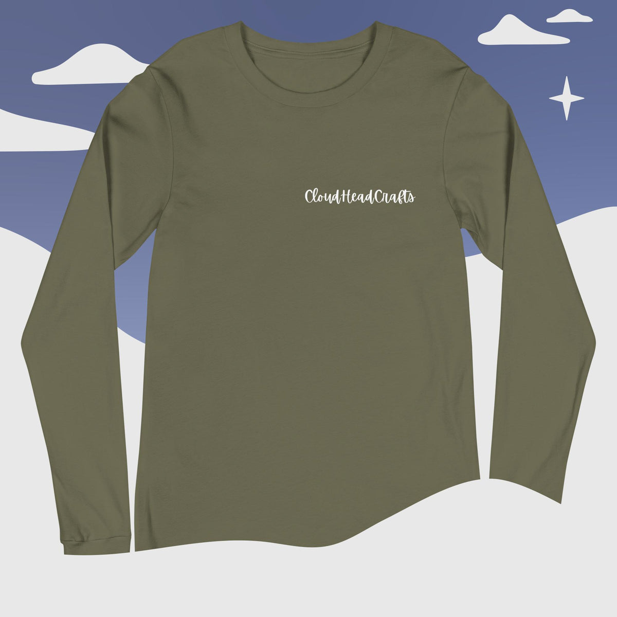 Longhorn in the Clouds Longsleeve