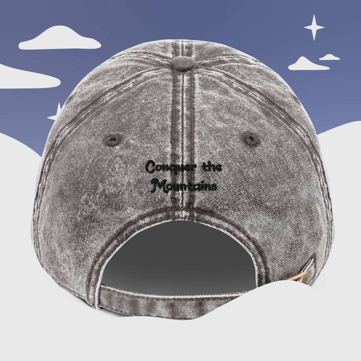 Conquer the Mountains Vintage Cotton Twill Cap