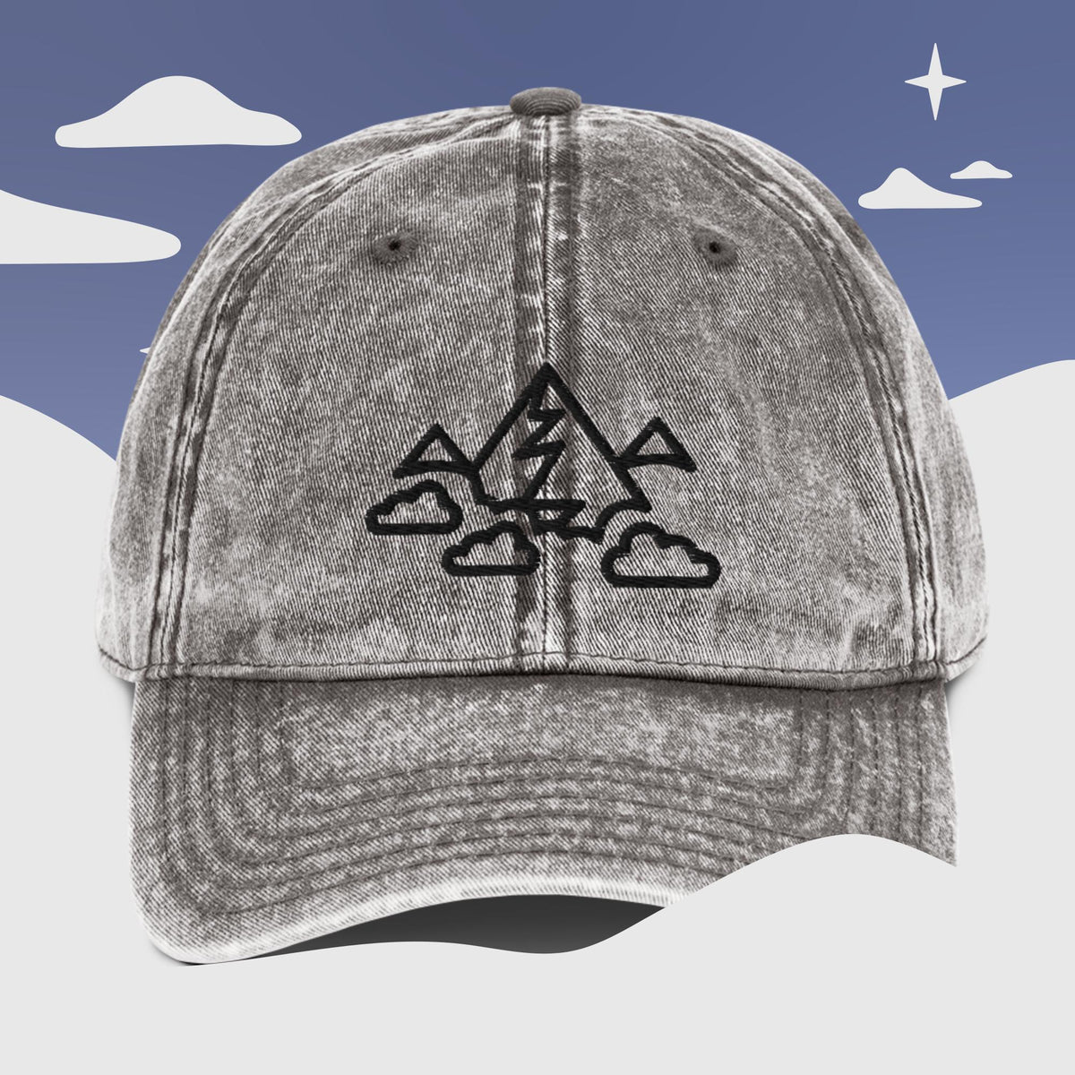 Conquer the Mountains Vintage Cotton Twill Cap