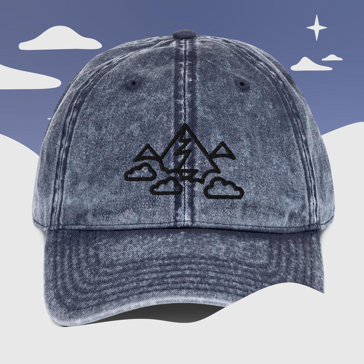 Conquer the Mountains Vintage Cotton Twill Cap
